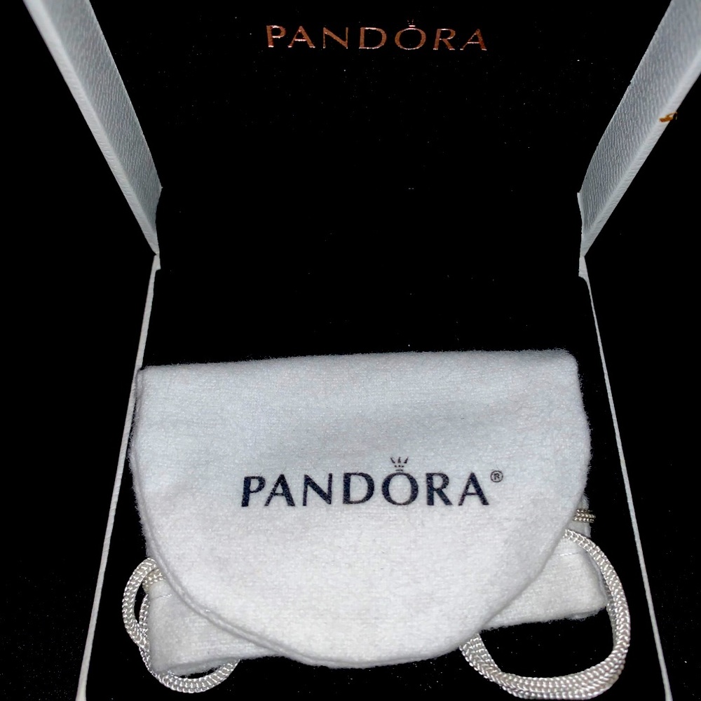 Pandora bracelet & diamond angel charm